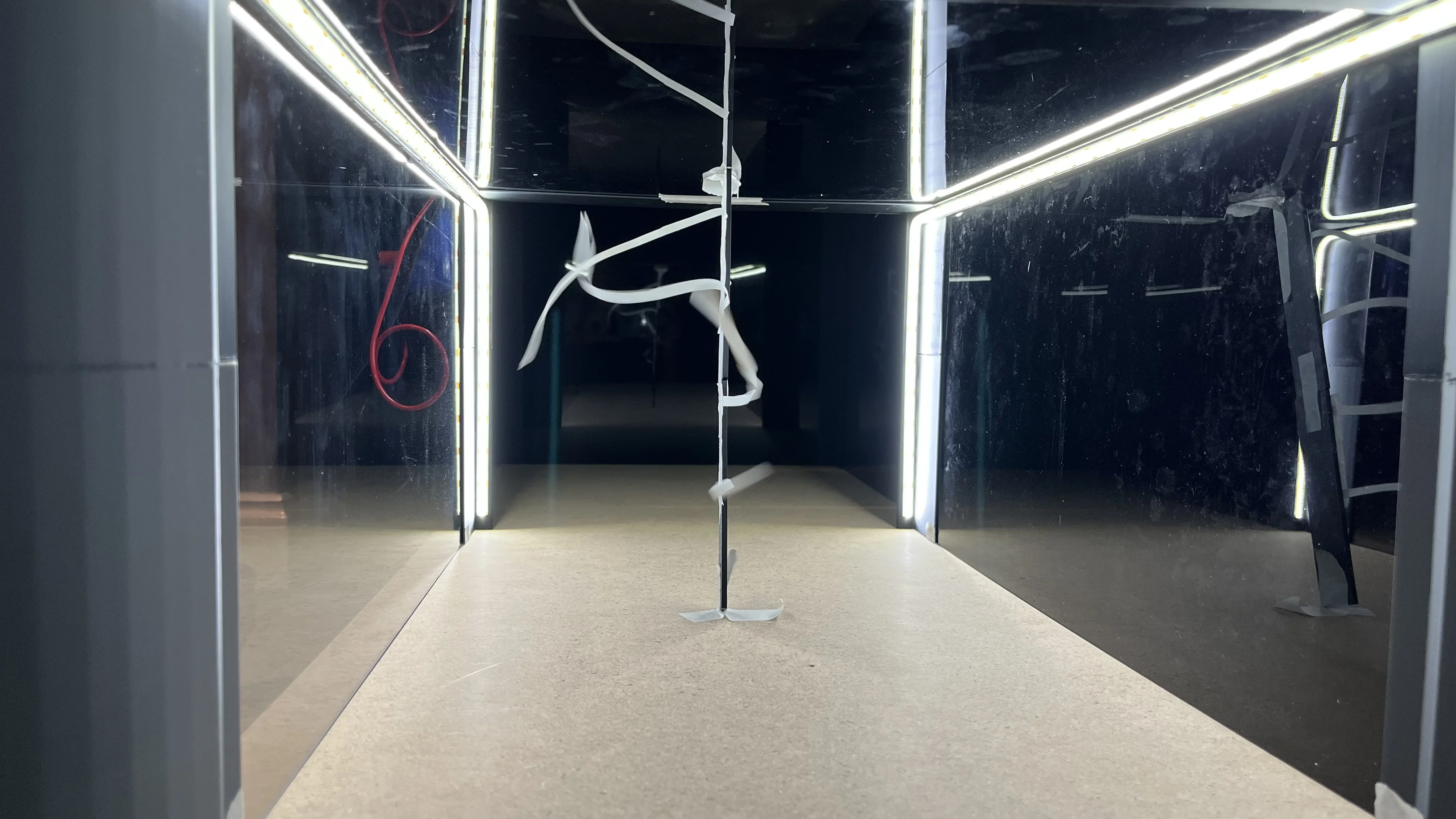 Thin, rigid test structure